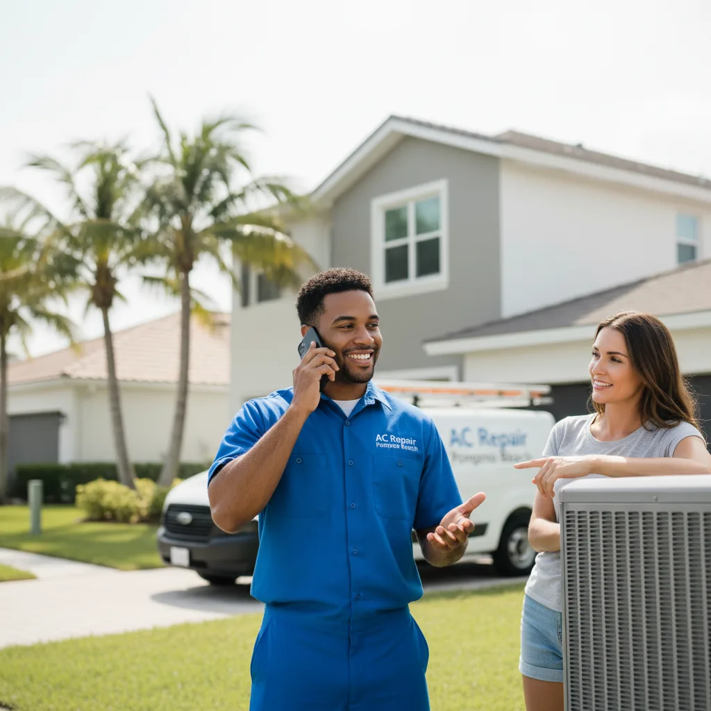 AC Repair Pompano Beach customer support in Farmdale